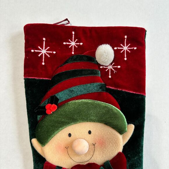 Prima Creations Elf Christmas Stocking - Picture 2 of 12